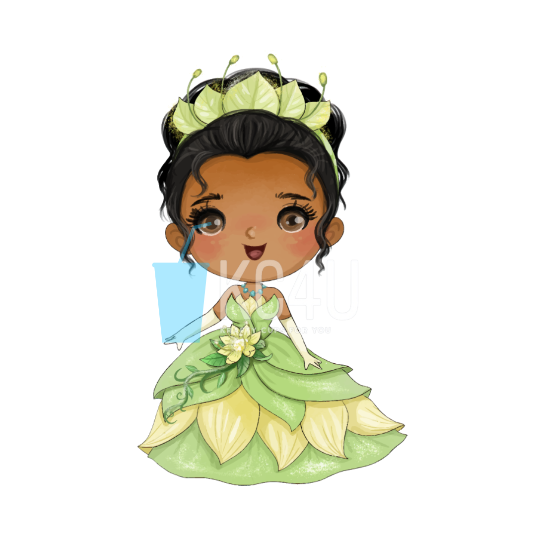 Baby Tiana Clipart PNG Instant Digital Download Tiana 