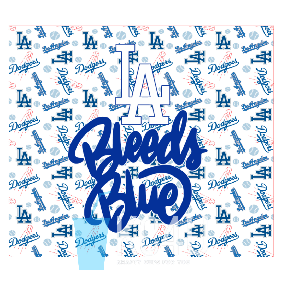 Full Wrap Starbucks Los Angeles Dodgers SVG,Full wrap SVG for