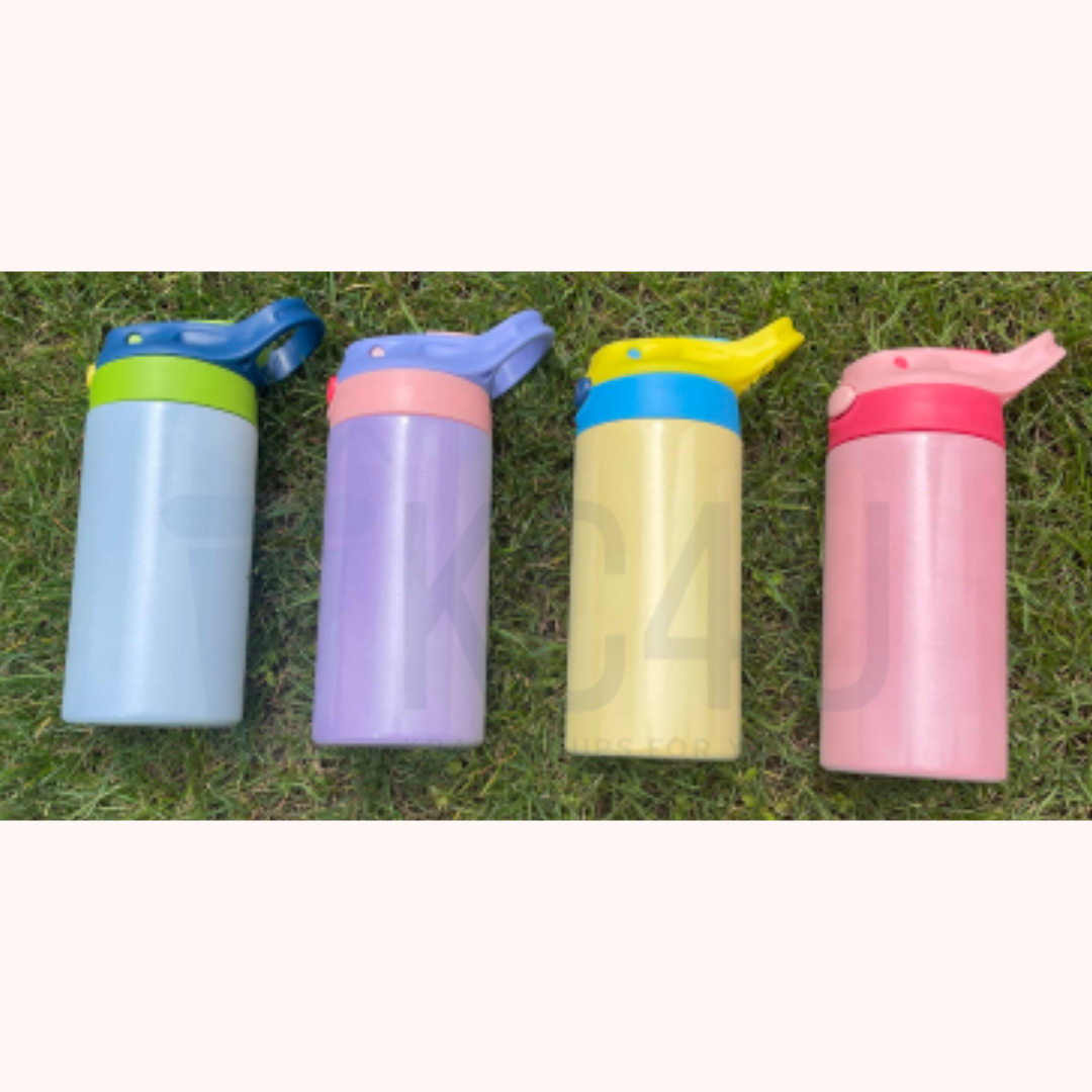 Kids Sippy Cup Water Bottle 12oz Sublimation Tumbler