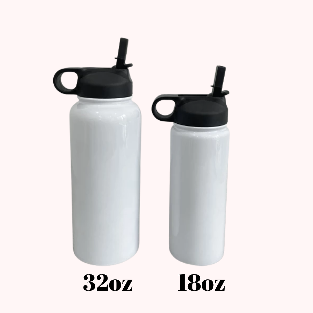17oz Sublimation Tall Skinny Water Bottle
