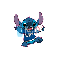 Alien LA Baseball Decal