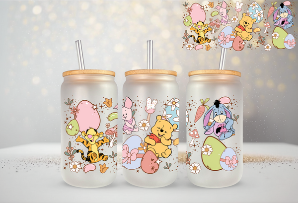 Baby Bear Easter UV DTF Can Wrap