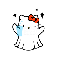 Ghost Kitty Decal