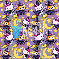 Kawaii Witches Vinyl Sheet