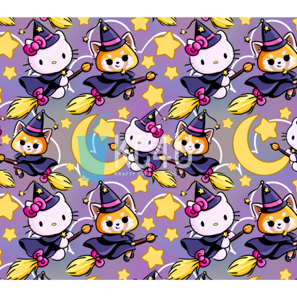 Kawaii Witches Tumbler Wrap