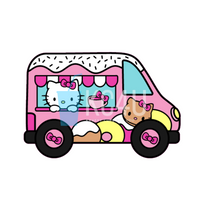 Kitty Bakery Truck Decal