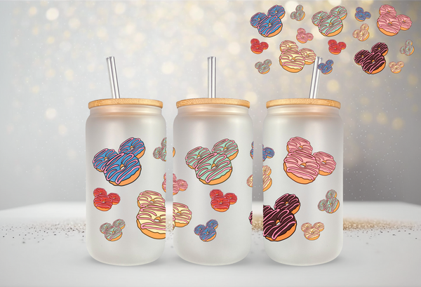 25oz Colored Frosted Sublimation Glass Tumbler – Krafty Cups 4 U