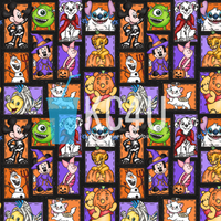 Magical Halloween Mashup Vinyl Sheet