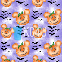 Purple Mouse Pumpkin Vinyl Sheet