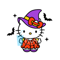 Witch Kitty Decal