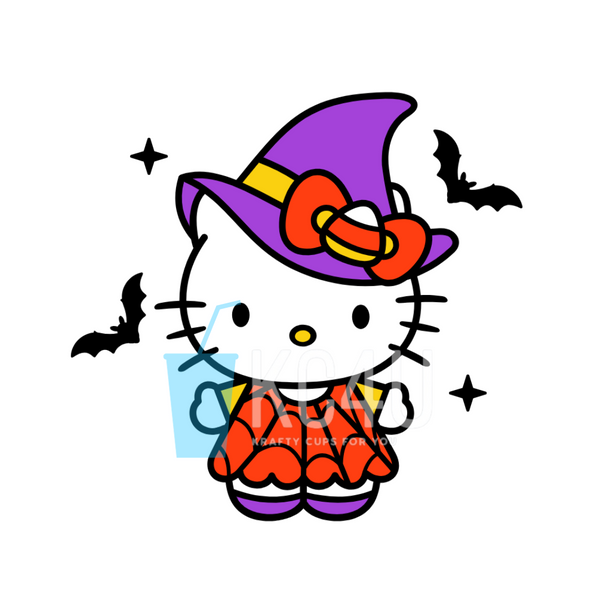 Witch Kitty Decal