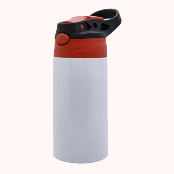 AiHeart Kids Sublimation Water Bottle 16oz Blank Stainless Steel