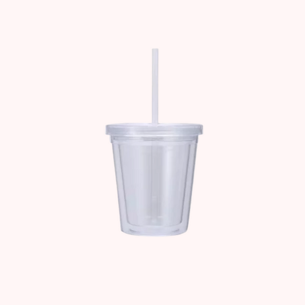 Less Than Perfect - 8oz Double Wall Clear Tumbler