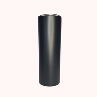 20oz Black Stainless Steel Tumbler