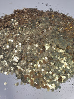 Golden Chunky Mix Glitter - 2oz