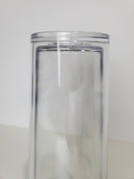 24oz Double Wall Clear Tumbler