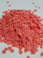 Red Hearts Polymer Clay 2oz