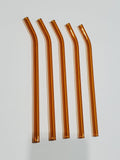 16oz Glass Straws Set of 5