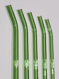 16oz Glass Straws Set of 5