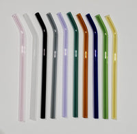 16oz Glass Straws Set of 5