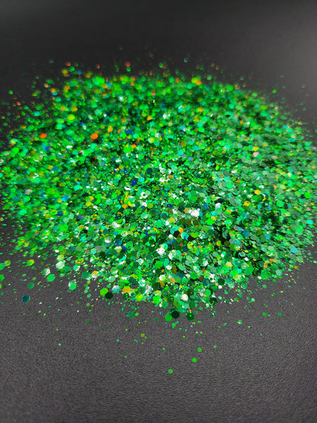 Teal Ribbon Shaped Glitter - 2oz – Krafty Cups 4 U