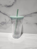 16oz Double Wall Clear Tumbler