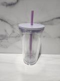 16oz Double Wall Clear Tumbler