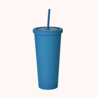 22oz Peacock Matte Tumbler