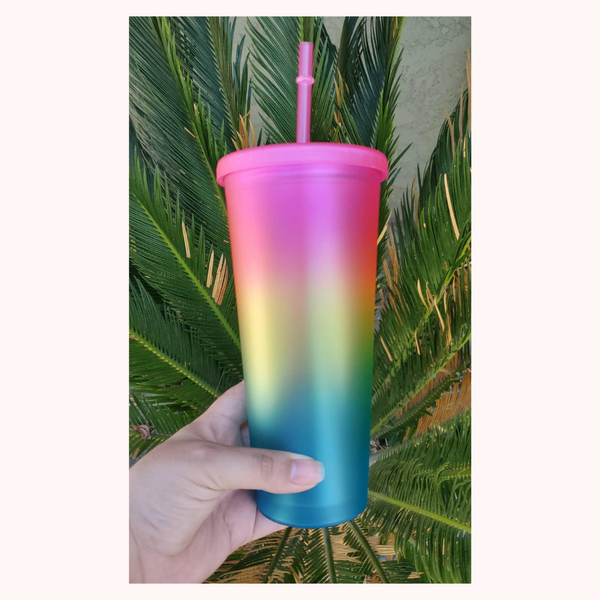 15oz Glitter Straight Sublimation Tumbler – Krafty Cups 4 U