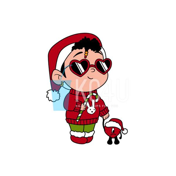 Baby Benito Xmas Decal