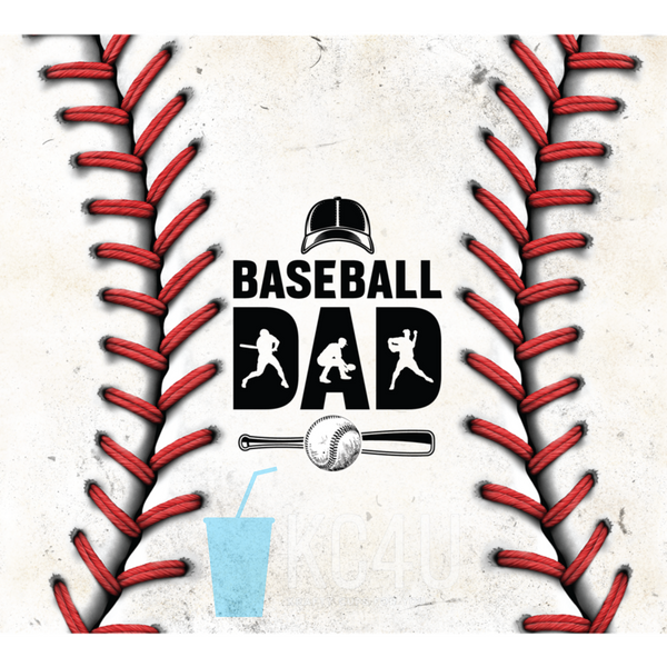 Baseball Dad Tumbler Wrap