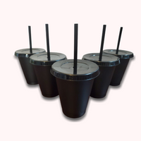 16oz Black Set of 5