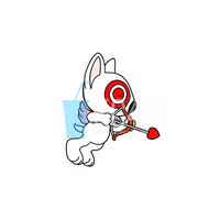 Bullseye Cupid Decal