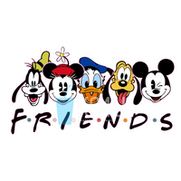 Character Friends Decal