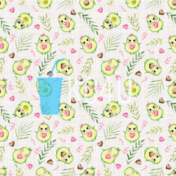 Cute Avocados Vinyl Sheet