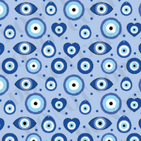 Evil Eye Blue Vinyl Sheet