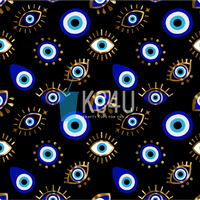 Evil Eye Black Vinyl Sheet