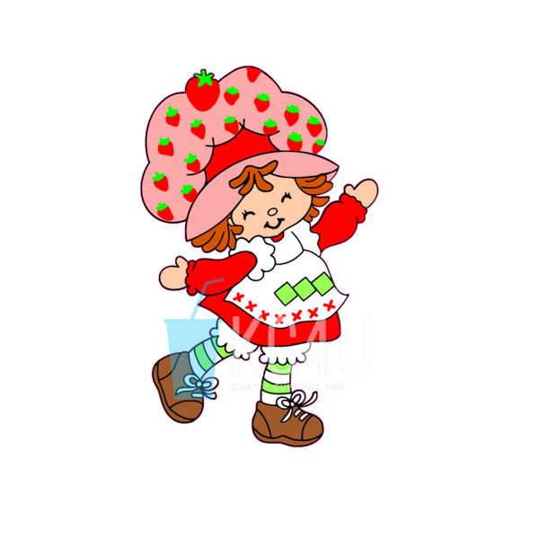 Happy Strawberry SC Decal