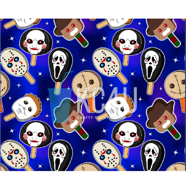 Horror Popsicles Tumbler Wrap