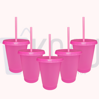 16oz Wild Berry Pink Set of 5