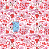 Howdy Valentine Vinyl Sheet