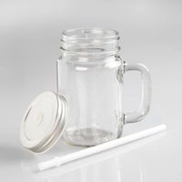 16oz Clear Sublimation Mason Jar