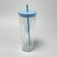 24oz Double Wall Clear Tumbler