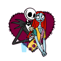 Jack & Sally Decal