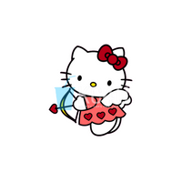 Kitty Cupid Decal