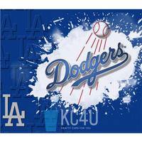 Los Angeles Dodgers Jersey Tumbler Wrap PNG