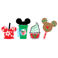 Magical Holiday Snacks Decal