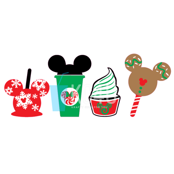 Magical Holiday Snacks Decal