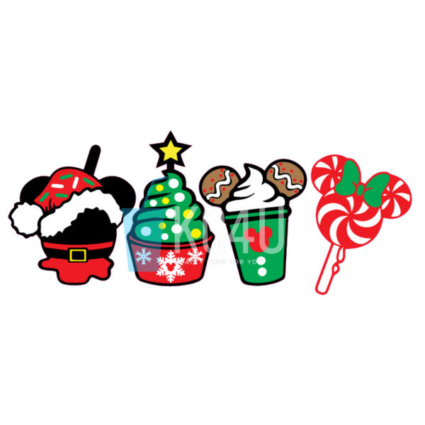 Magical Xmas Snacks Decal