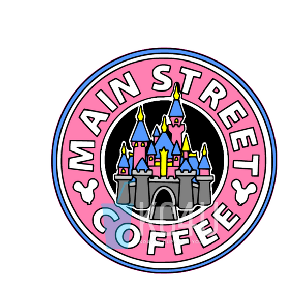 Main Street Coffee Decal